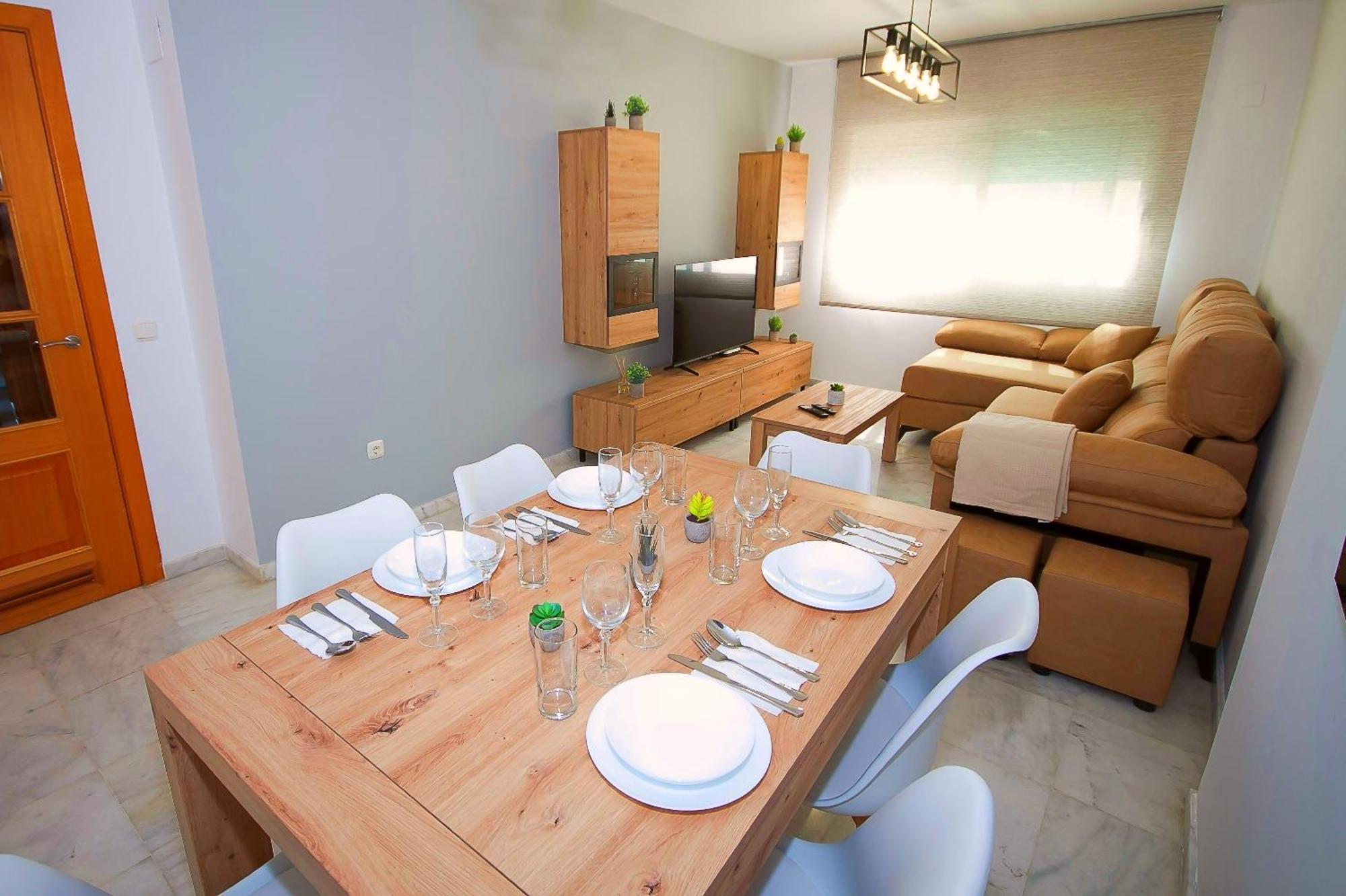 Ave Huelin 3Rooms Alojamiento Con Parking Y Ac Malaga Exterior photo